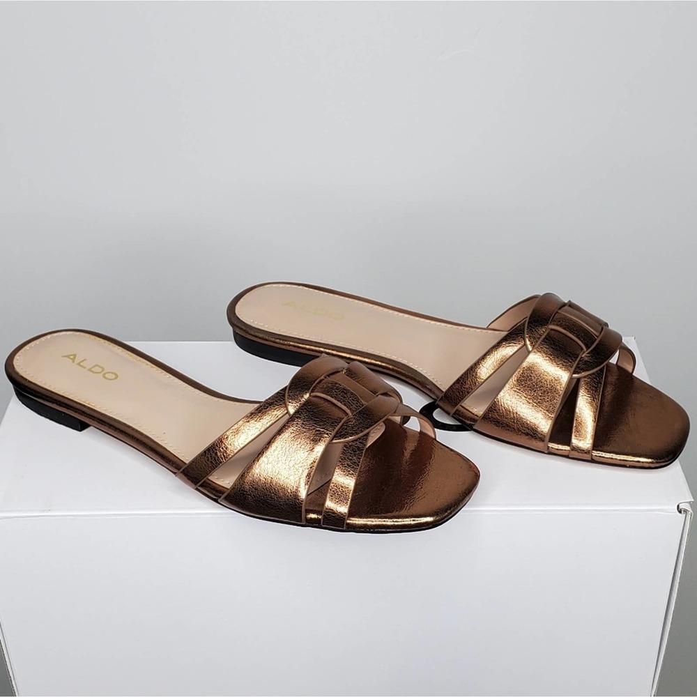 Aldo Astirassa Bronze Sandals